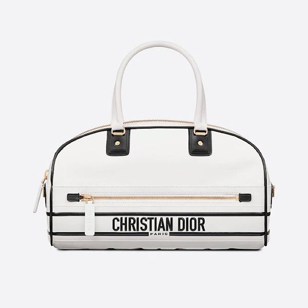 【すぐ届く】ディオール ヴァイブ コピー ミディアム ボウリングバッグ スムースカーフスキン 2色 M6202OOBR_M879